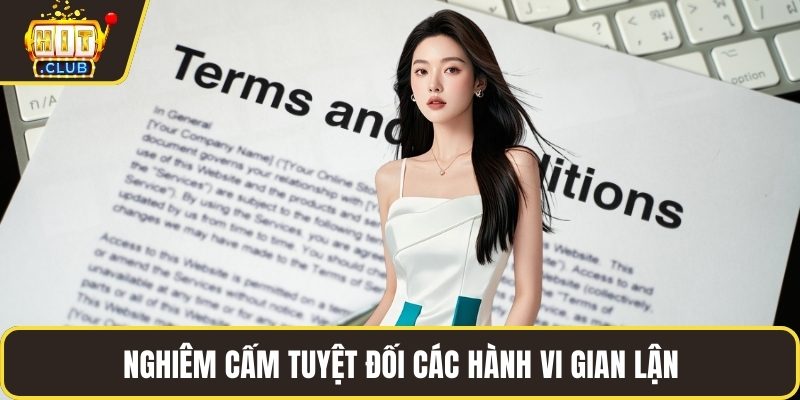 Nghiêm cấm tuyệt đối các hành vi gian lận